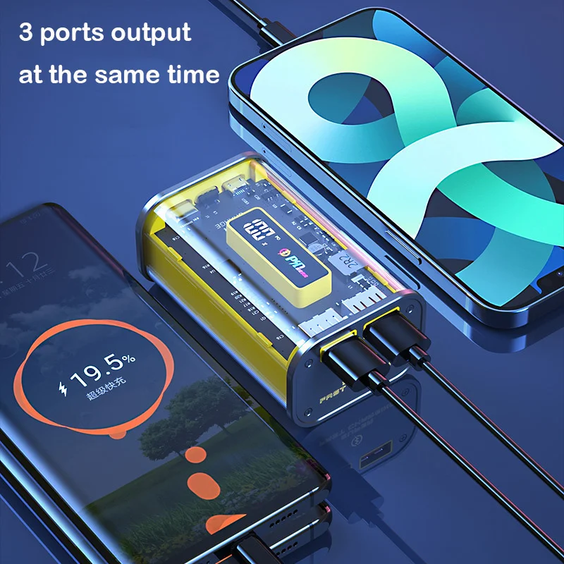 Paquete De 2] Cargador Portátil De Batería De 10000 MAh, Cargador De Teléfono Portátil Ultra Delgado