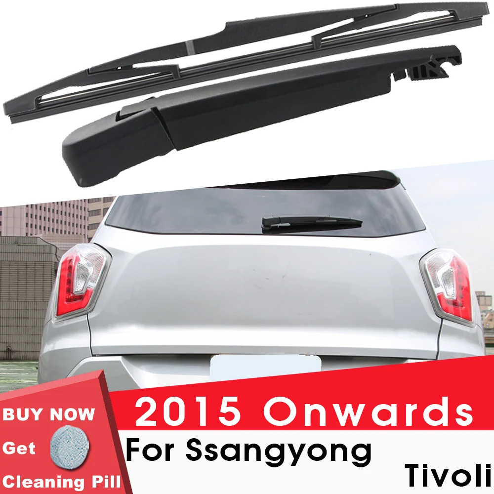 BEMOST Car Rear Windshield Wiper Arm Blades Brushes For Ssangyong Tivoli 2015 Onwards Back Windscreen Auto Styling Accessories