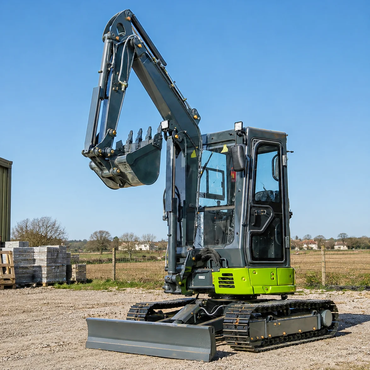 3,5-Tonnen-Minibagger, hydraulischer Raupenbagger, Dieselbagger, anpassbare kompakte Baumaschine, Hochleistungsbagger