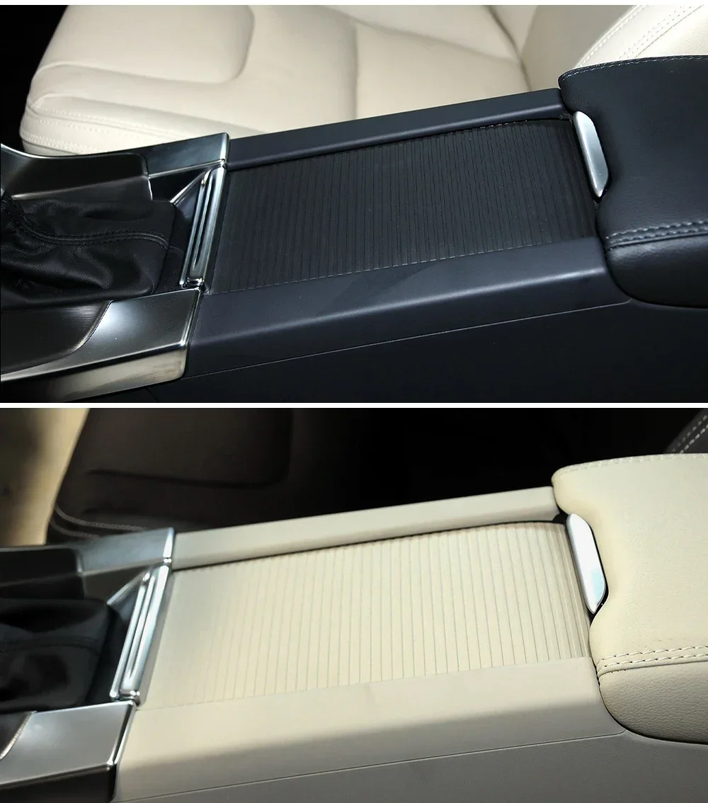 Interior Car Center Console Armrest Water Cup Holder Slider Rolling Blind Shutter Cover For Volvo S60 V60 XC60 39868873 39868875