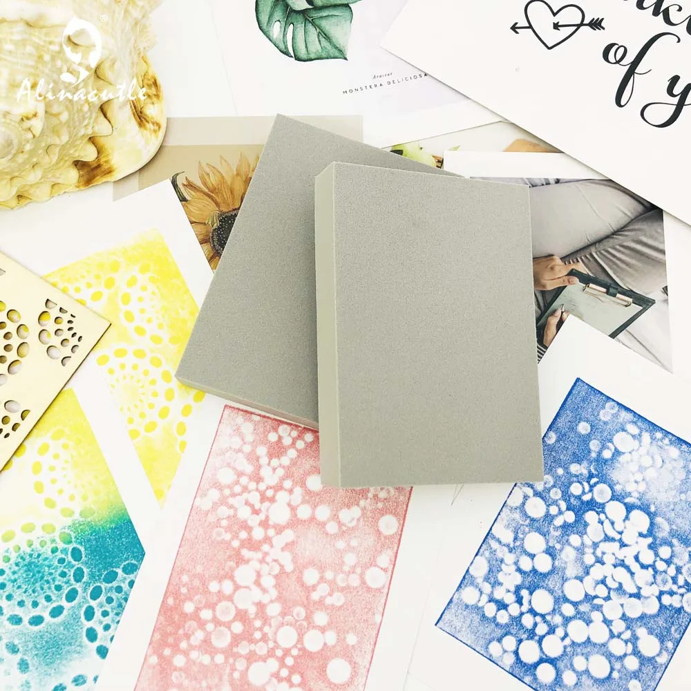 

Alinacutle Reuseable Stamping Foam Moldable Foam Graphic Transfer Tool for Handmade Craft Painting
