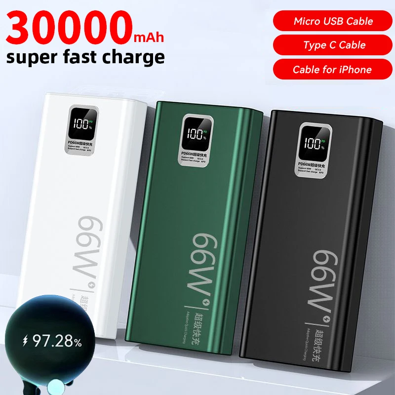 Cargador Portátil De 60000 MAh, Batería Externa De