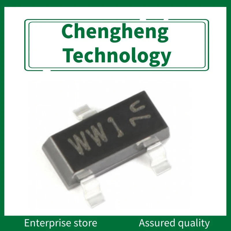 3000 Pz/Lotto Bat54C, 215 30V / 200Ma Schottky Diodo Serigrafato Chip Ww1 Sot-23