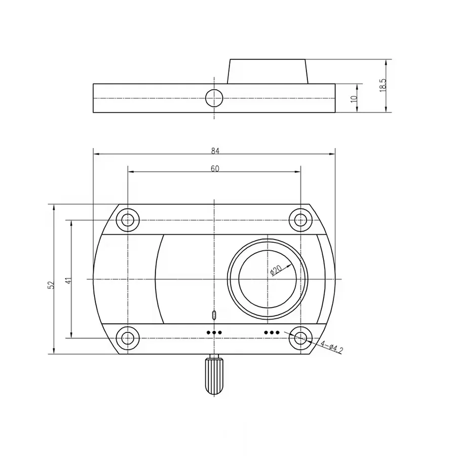 Custom size tonearm spacer board holder 10-30mm for sme adapt for turntable SME Conversion Arm Plate for LP Turntable Disc Vinyl