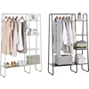 Freestanding Clothes Garment and Accessories, Organizer Closet Rack (BLK) 3