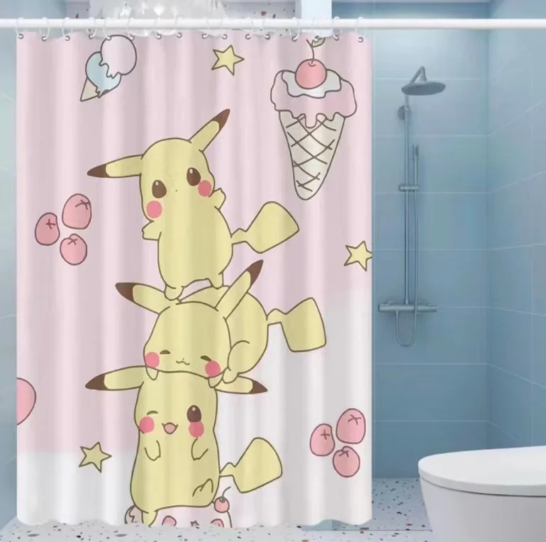 Bathroom set or Shower Curtain Set for Fan