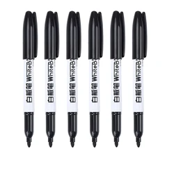 Multi - Color Quick - Dry Erasable Whiteboard Marker Set for Teachers and Office Use (6 black)