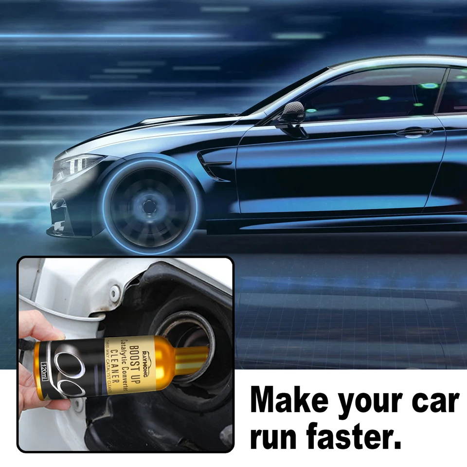 Cleaner Catalitico 3 Vie - Additivo Detergente Per Motore, 120 Ml, Migliora Combustione E Prestazioni