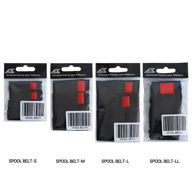 4pcs/pack Elastic Fishing Spool Belt Reel Protection Belt Band Wheel  Accessories Black And Red Fishing Spool Belt - AliExpress