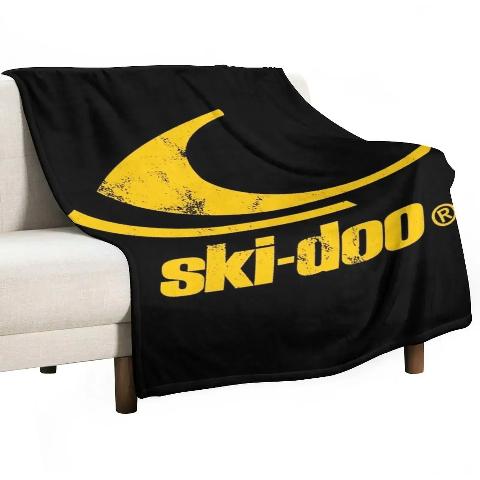 

Ski Doo Classic Throw Blanket Custom Designers Weighted Flannel Blankets