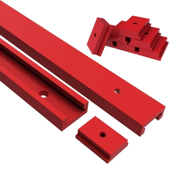 알루미늄 T-트랙 및 T-슬라이더 T-슬롯 마이터 트랙 지그-마이터 게이지 가이드 슈트, 작업대 및 톱 라우터 테이블 도구, 50cm T30