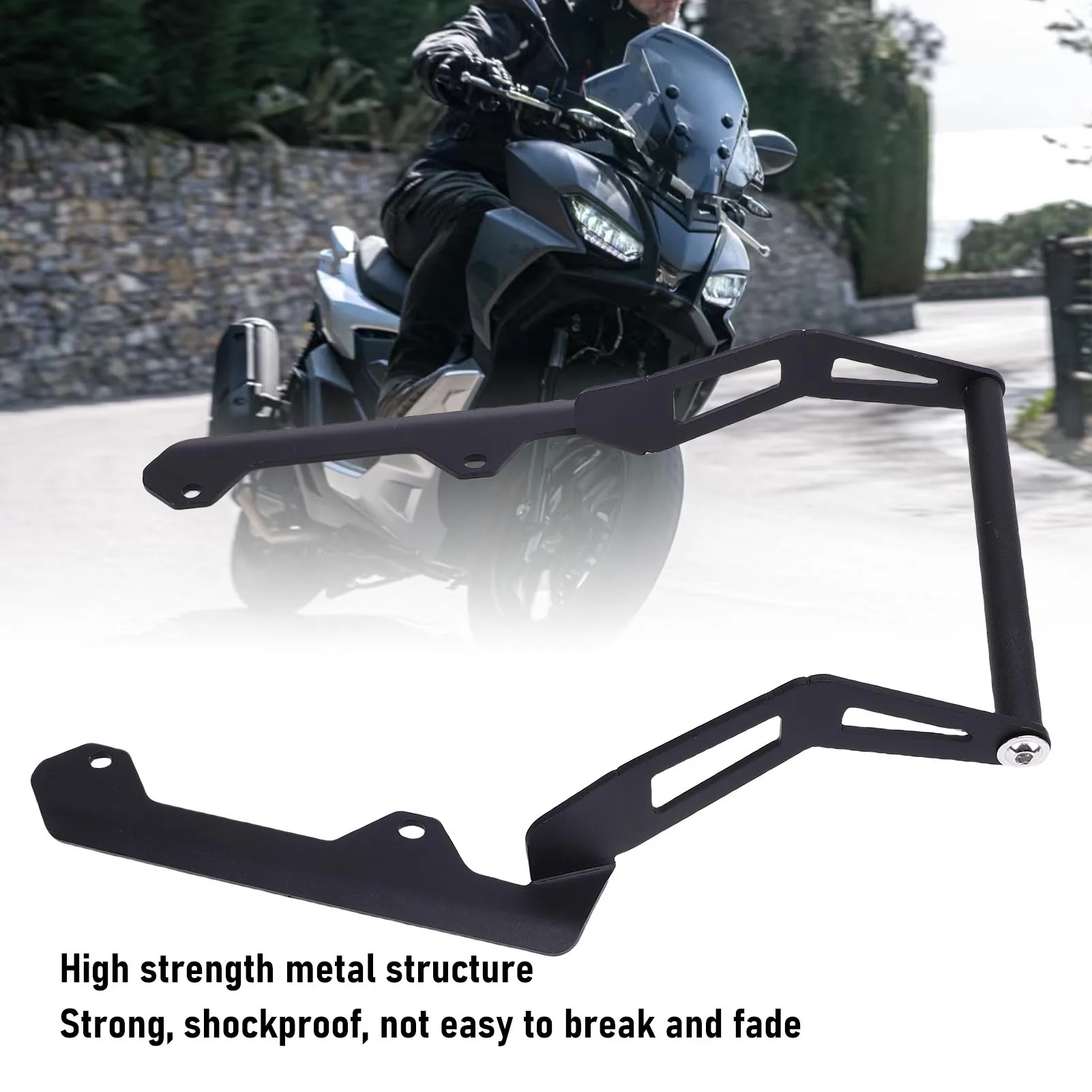 Motorcycle Navigation GPS Pole Mounting Bracket High Strength Metal Replacement for Aprilia SR GT200 GT 200 2022-2025