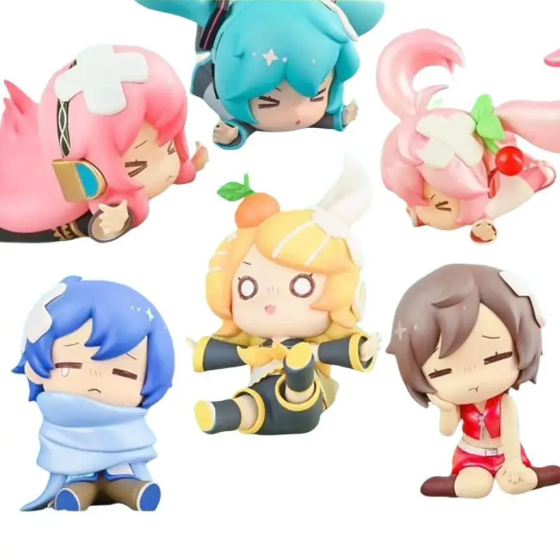 Hatsune Miku Rin Len Durango The Fallen Hatsune Miku Mini Figure Desktop Ornament Periferiche Bidimensionali Modello Regali Di Compleanno