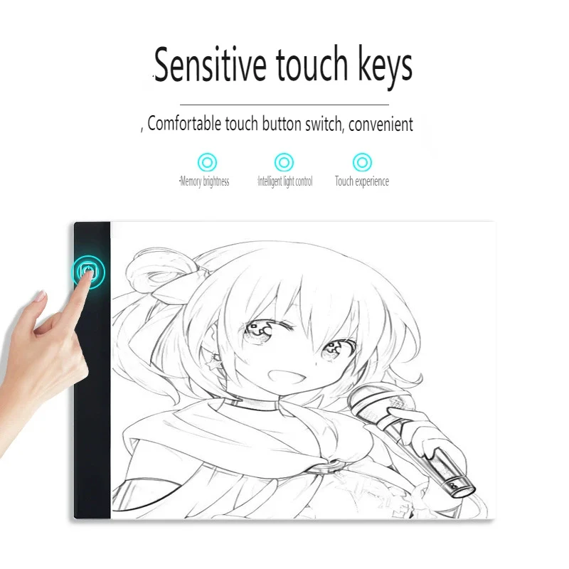 Educational Drawing Toy A3 A4 A5 Size Dimmable Led Drawing Copy Pad Board Children's Painting Creative Gifts