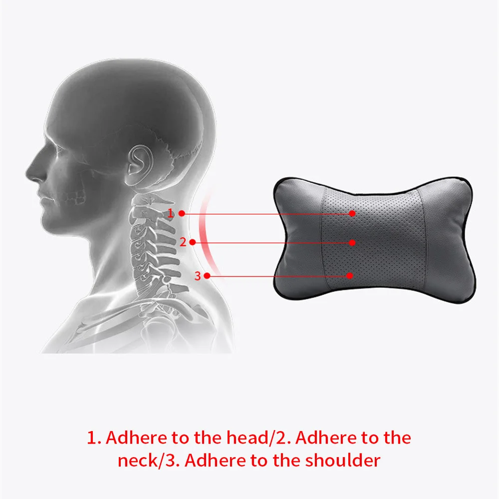 Car Neck Pillow Seat Headrest Auto Neck Rest Cushion Support Relax