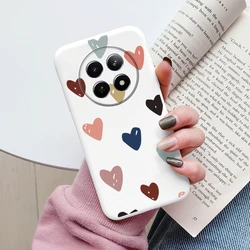 Cute Heart Flower Soft Silicone Matte Protective Back Cover s - Cartoon Design for Realme 13Pro Plus 5G (Kba - aixin92)
