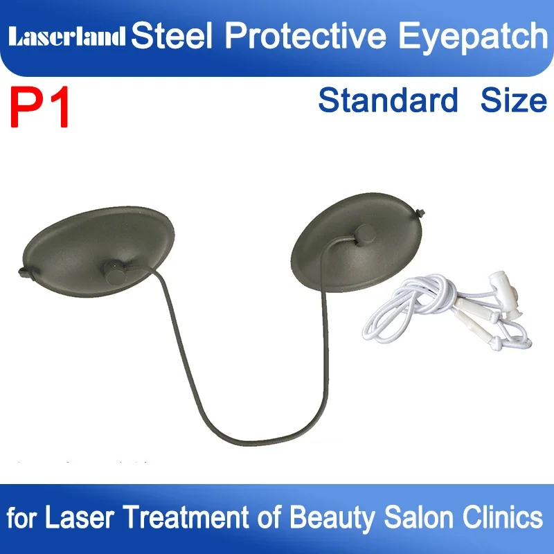 Stainless Steel Eyepatch Laser Safety Glasses for IPL Beauty Salon