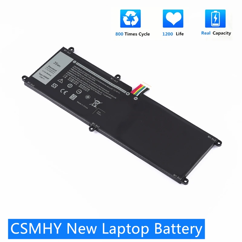 

CSMHY New VHR5P Laptop battery For DELL XRHWG RHF3V 7.6V 35WH Latitude 11 5175 Tablet