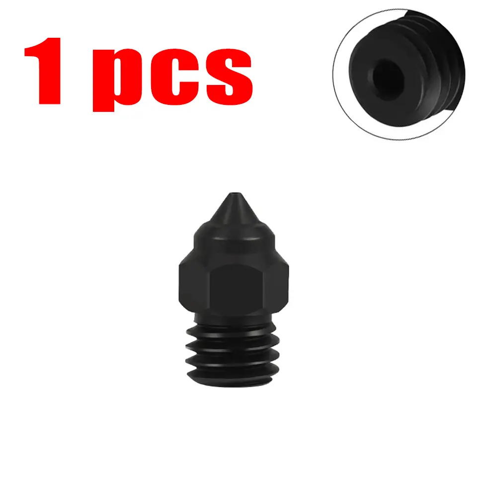 MK8 Nozzle For CR-6 SE Hard Steel Brass Copper Plated Nozzles for CR6 SE CR5 Pro Ender 3 S1 Pro CR10 V2 Ender5 Nozzle 0.4 0.6mm image 18
