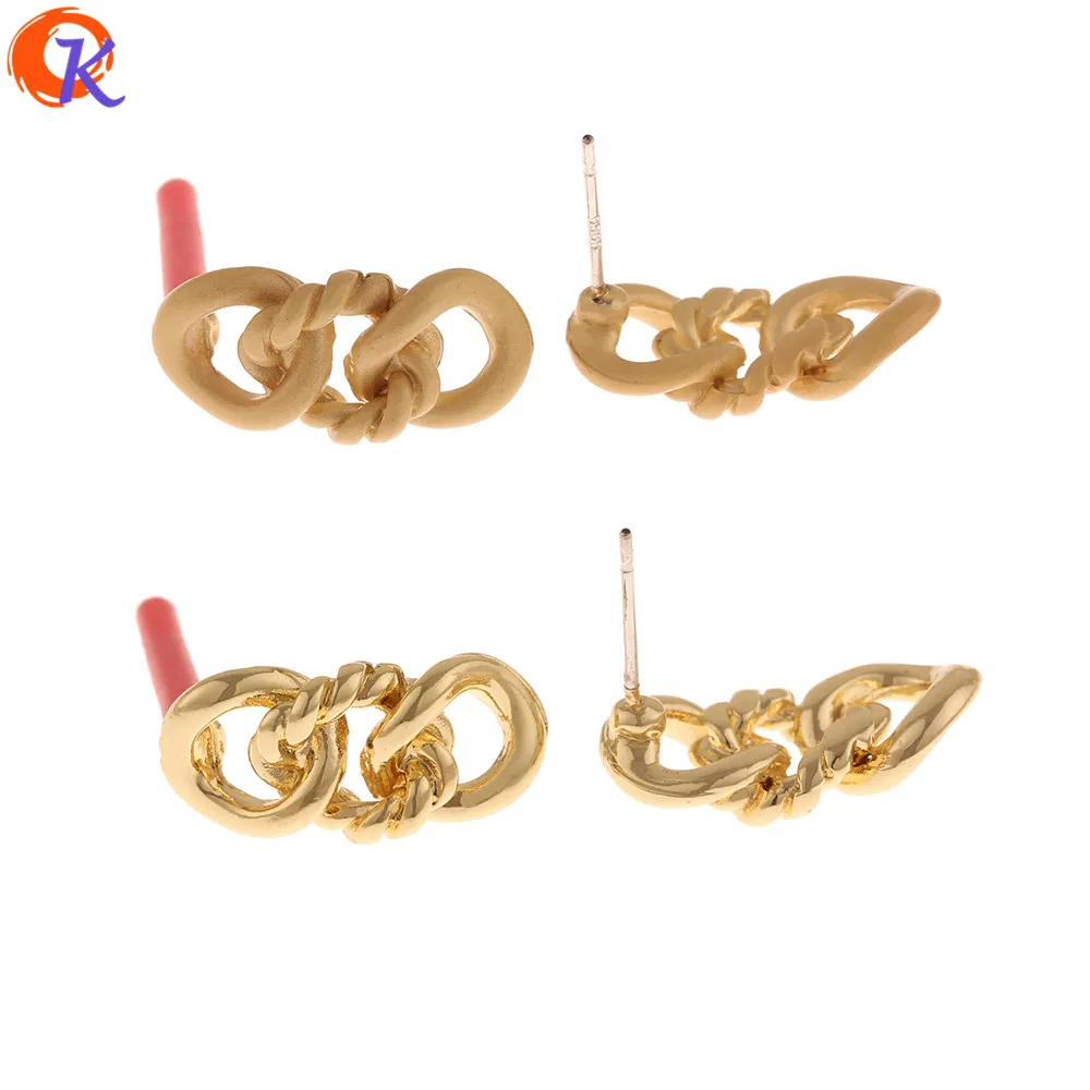 

Cordial Design 100Pcs 9*19MM Earrings Stud/Jewelry Accessories/Hand Made/Chain Shape/DIY Parts/Jewelry Making/Earring Findings