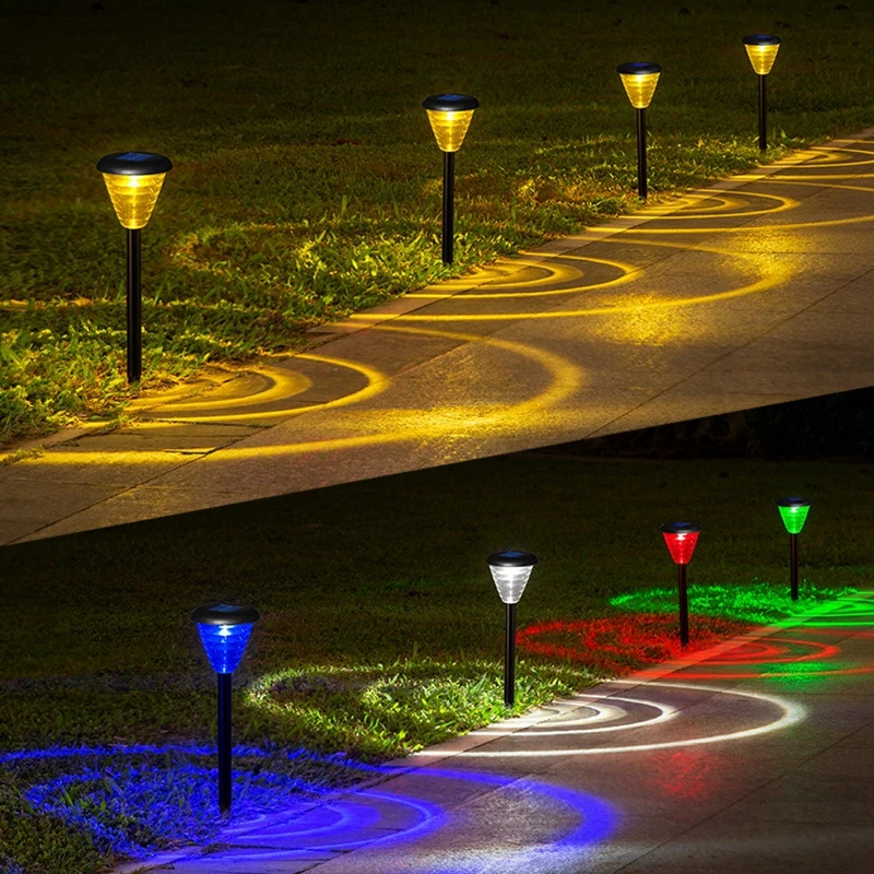 

Home Solar Garden Lawn Light Outdoor Waterproof Villa Courtyard Landscape Light Colorful Ground Lamp For Street Pathway