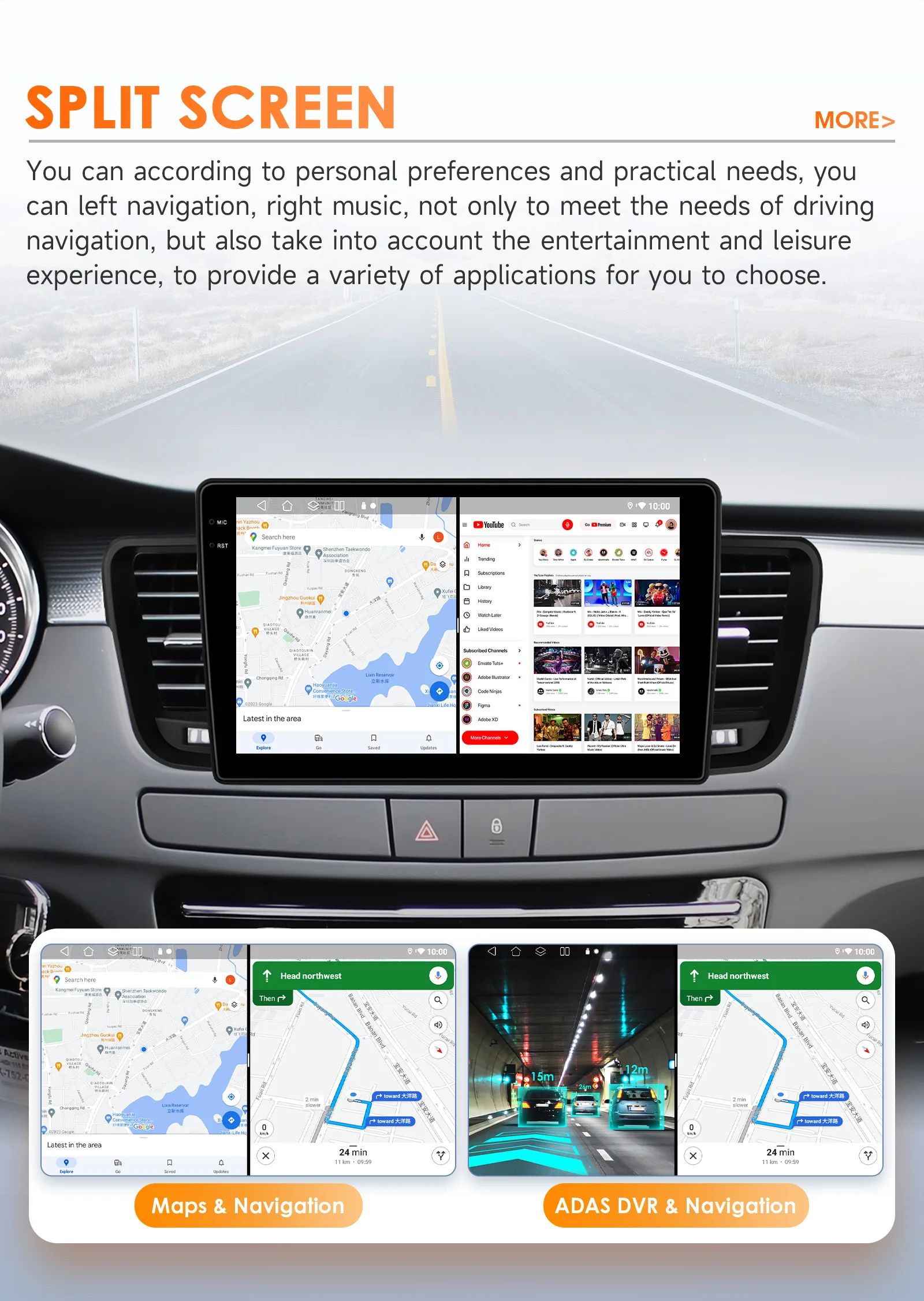Hizpo Auto-Intelligentes System Radio für Peugeot 508 508SW 2011 - 2018 Kabelloses CarPlay Android Auto Multimedia Kein 2 DIN 2din DVD – Detail 32