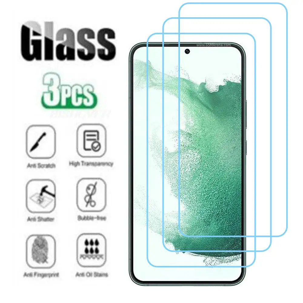 9H Protective Tempered Glass For Samsung Galaxy S22+ S22 Plus 6.6" Phone Screen Protector Protection Cover Film