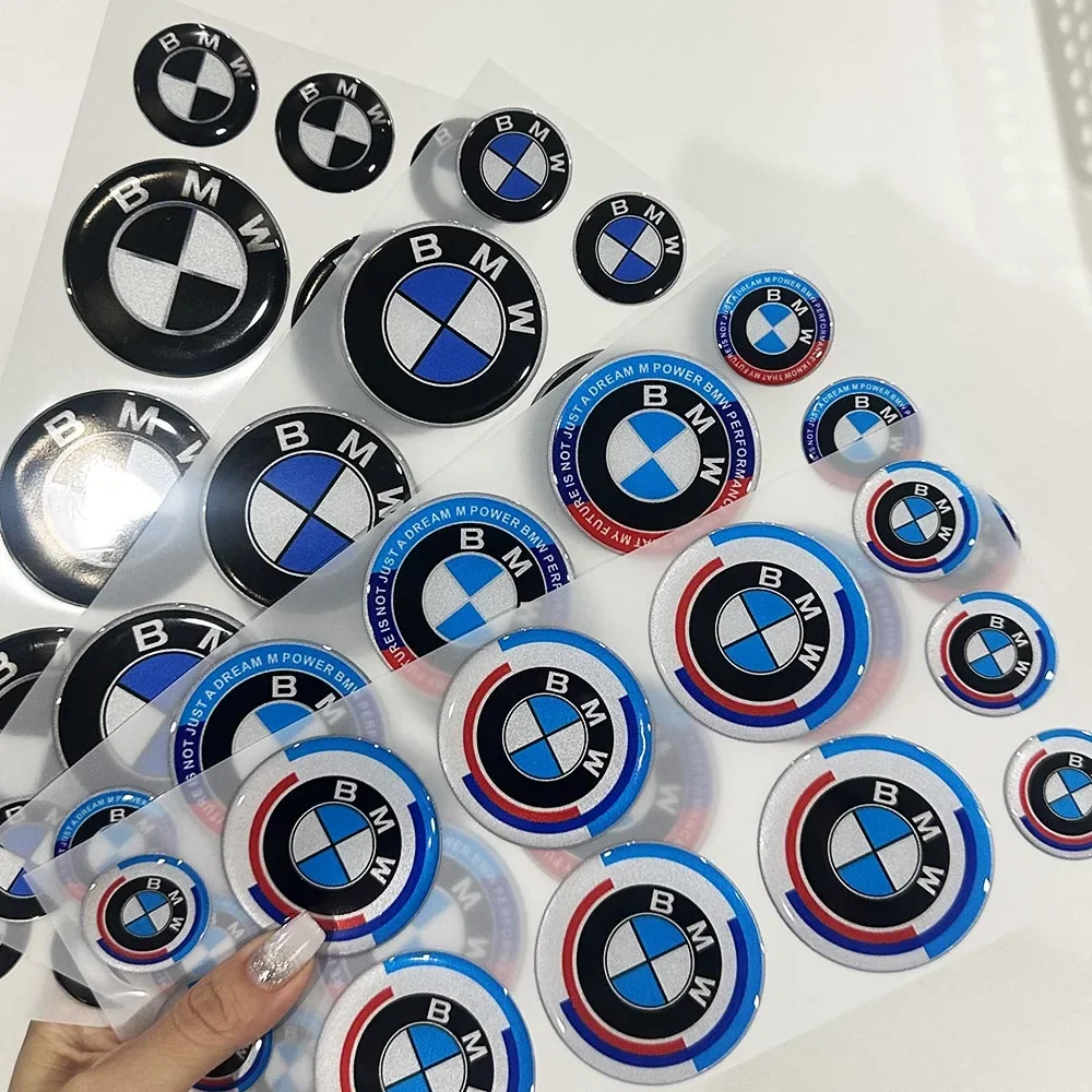 Motorcycle Stickers BMW 3D Car Reflective Waterproof S1000 RR R1250 GS Moto Racing Car Decorative Soft Adhesive Sticker