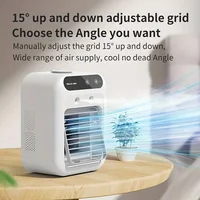 Refroidisseur d'air portable pour dortoir avec humidification, ventilateur électrique, climatiseur mobile de bureau pour petits appareils électroménagers 5
