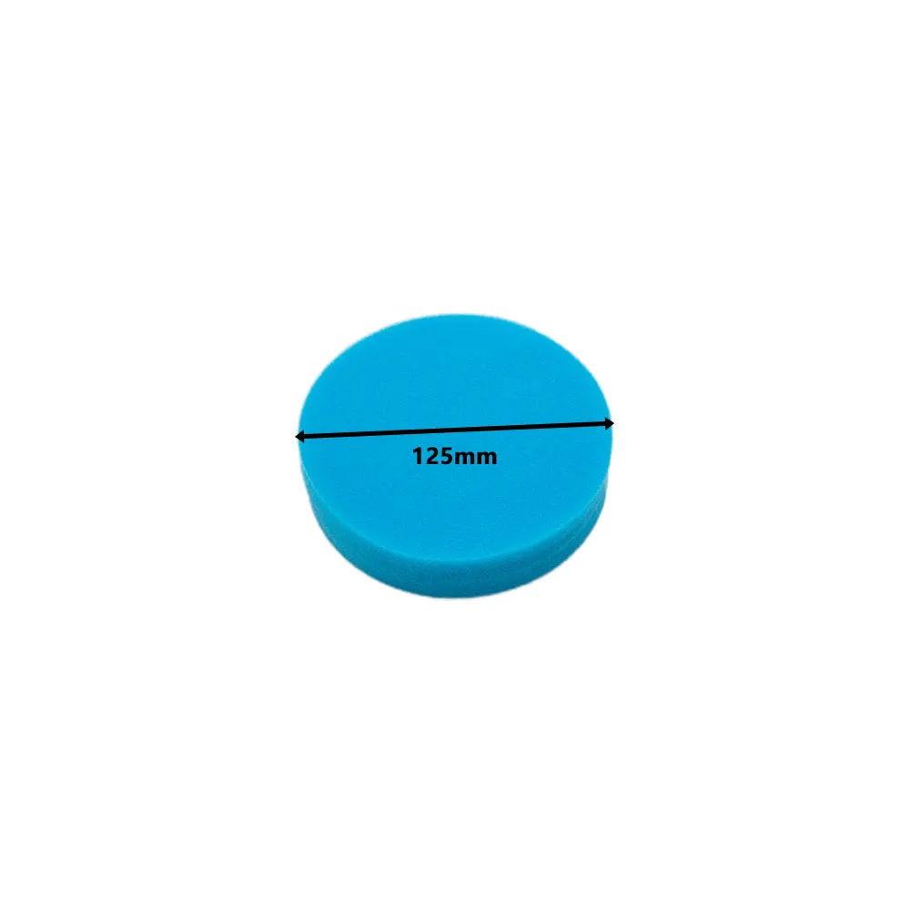 5pcs Sponge Pads 5-Inch Flat Polishing Kit Car Polisher 125mm Industrial Products Furniture Glass Car Polishing Pad