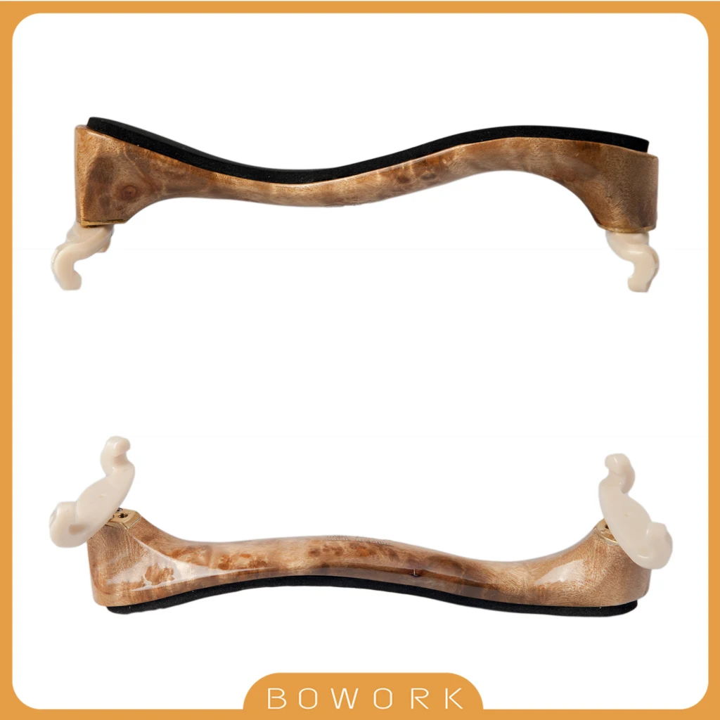 

Advanced Birds Eye Maple Wood 4/4 3/4 Violin Shoulder Rest & 10PCS Fiddle Rest Pads Sponges Feets For Fom Kun Shoulder Rests