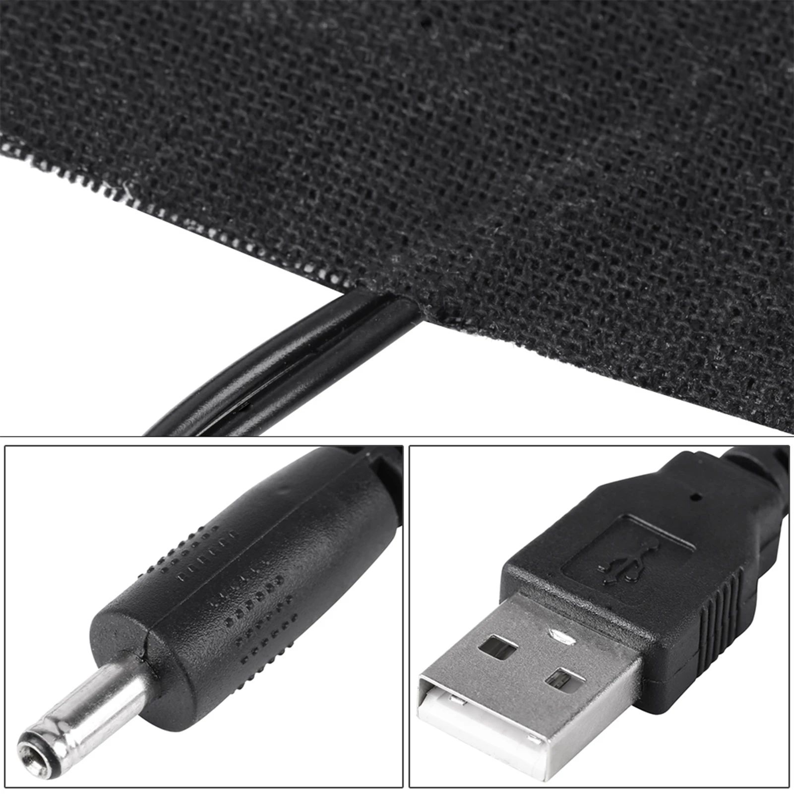 6*20CM Shoes Dryer Electric Heating Film Heater Pad Universal Heating Pad Cover Boot USB Dehumidify Shoes Drier 6
