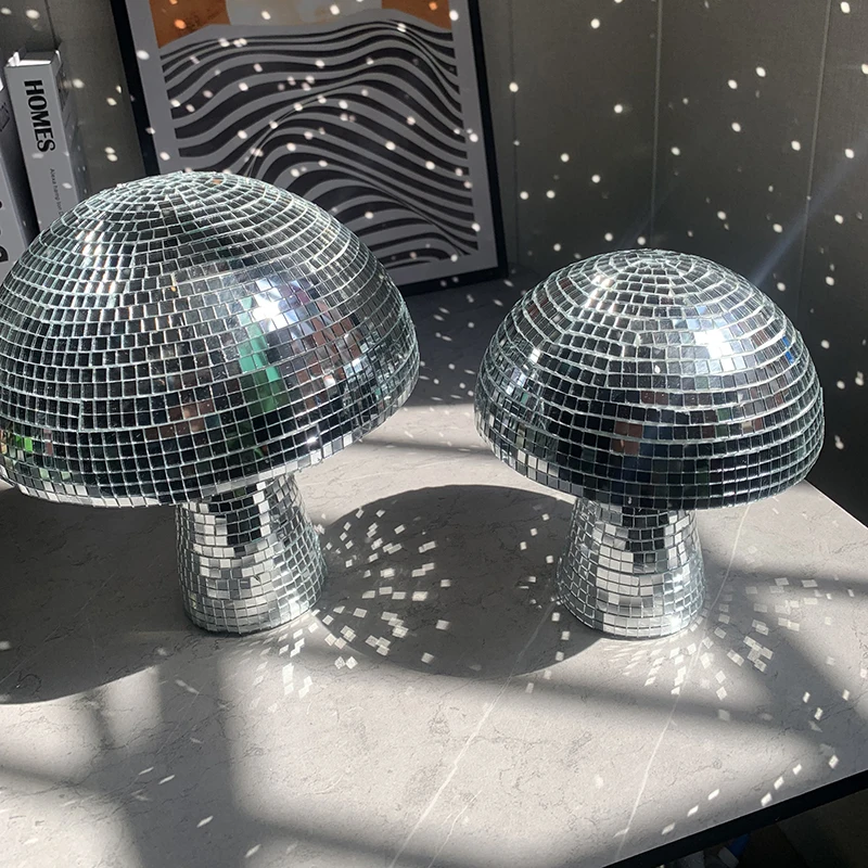 COMO FAZER COGUMELHO ESPELHADO - LUMINÁRIA ESPELHADA DE COGUMELO - MUSHROOM  DISCO BALL 