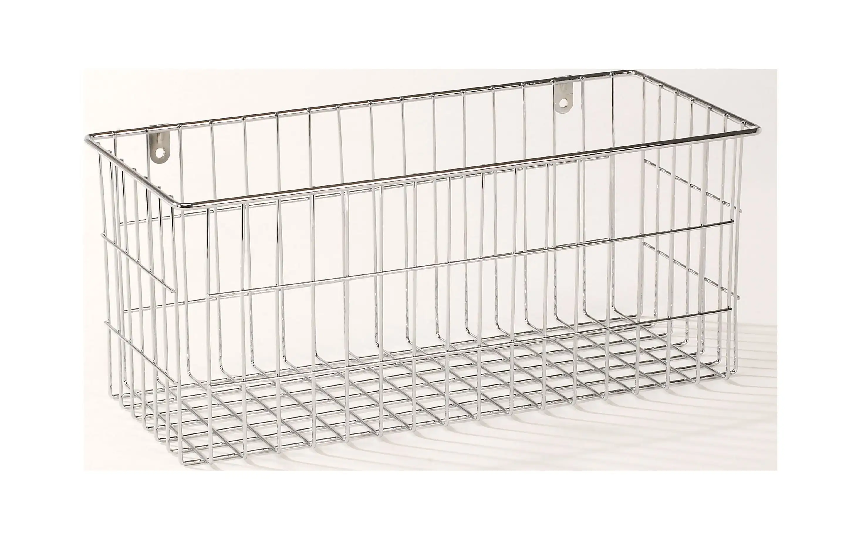 

More Inside Large Wire Basket Durable Cabinet Organizer, Silver