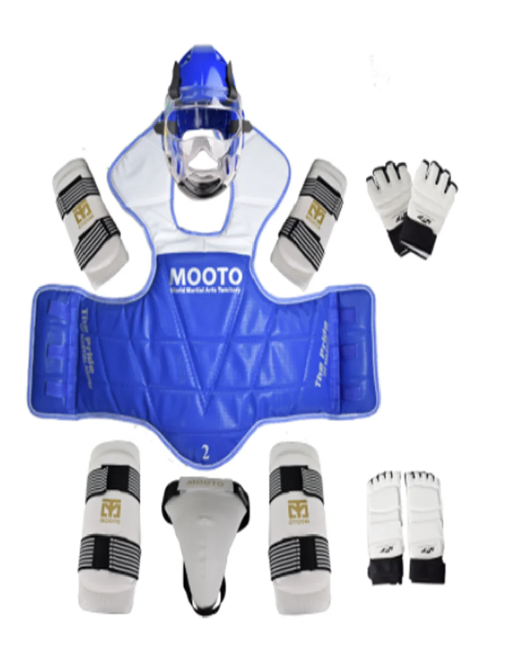 Men's Taekwondo protective gear Full set of competitive taekwondo combat protective gear protective training set