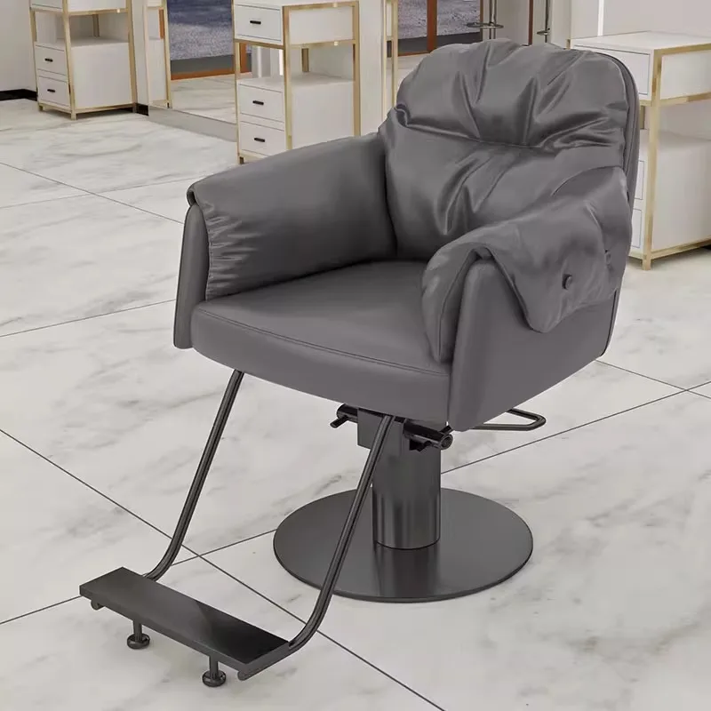 Beauty Barber Chairs Professional Reclining Comfortable Recliner Chair Salon Swivel Facial Sillas De Barberia Luxury Furniture comfortable facial barber chairs stylist aesthetic stool swivel barber chairs reclining makeup silla barberia luxury furniture