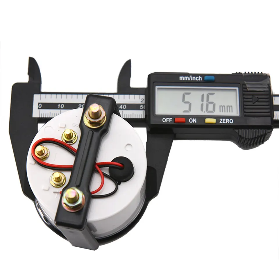 Indicatore Livello Carburante Shkalacar 52mm - Display Digitale 12V, 240-33 Ohm, LED Blu/Rosso - Foto 9