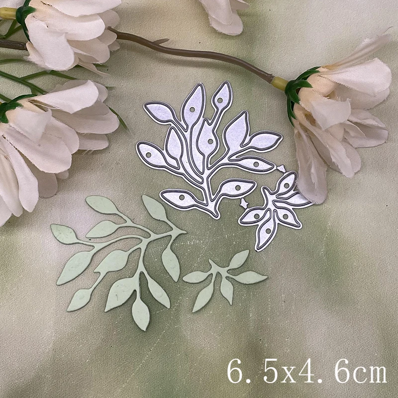   새로운 잎 세트 DIY Scrapbooking 앨범 종이 카드 장식 공예 엠보싱 다이 컷을위한 금속 절단 다이