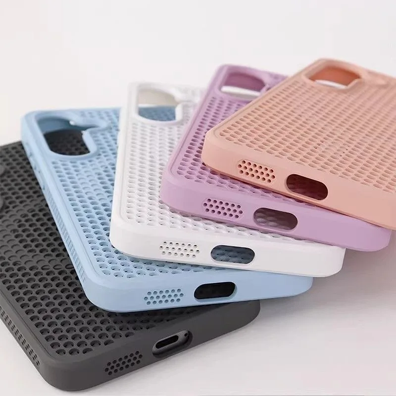 Magnetic Cooling Mesh Breathable Shockproof Case with Heat Dissipation