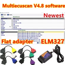 Fiat 커넥터용 자동차 수리 멀티 EcuScan 4.8 소프트웨어, 멀티 Ecu 스캔 4.8 레지스터, ELM327 멀티 Ecu 스캔 V4 로 작동, 2023 인기