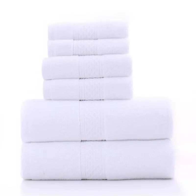 Bath Towel Set 2 Large Bath Towels 2 Hand Towels 2 Washcloths Cotton