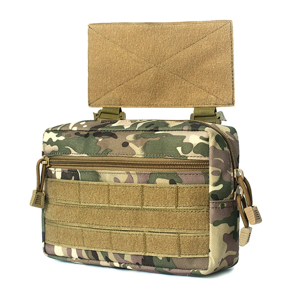VULPO Tactical Sack Pouch Sub Abdominal Drop Down Belly Utility Bag For D3 Chest Rig MK3 Vest Hunting Accessories Bag 4