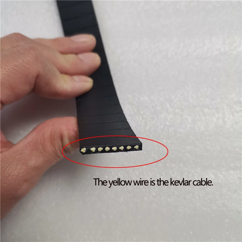 Gym Accessories Steel Flat Belt Ployamide Aramid Belting Leg Kicking Machine Belt Width 15-80mm Thickness 3mm