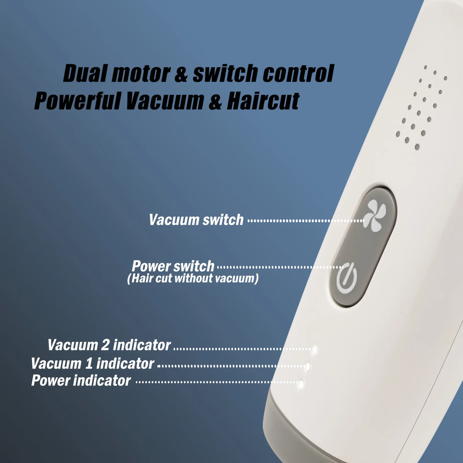 Bimirth Kids Hair Trimmer Cordless Vacuum Professional Hair Clipper Kit Waterproof Rechargeable Electric Cutting Machine hair clipper hair trimmer