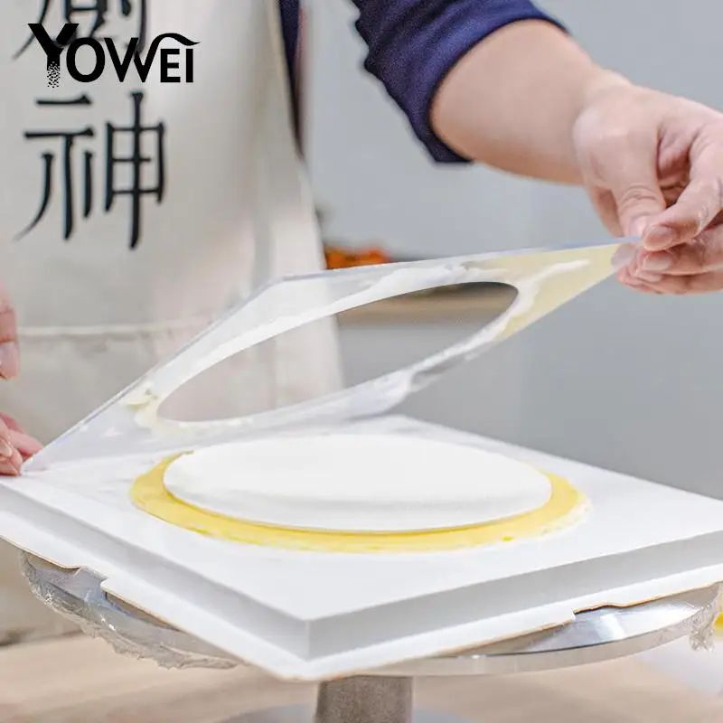 15/20/22/24/26cm Acrylic Cake Discs Boards Reusable Layer Cake Mold Scraping Plate Decorating Tool Baking Accessories
