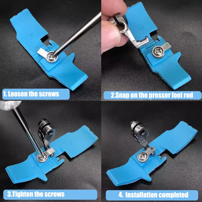 747,M700 산업용 4선 Serger/edging 기계용 범용 내마모성 어깨 스트랩 노루발 바닥 플레이트