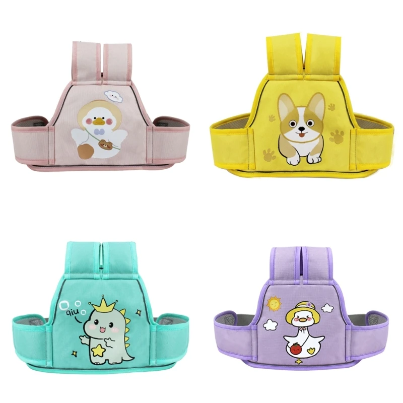 Reflective Child Safety Belt Easy to Use Child Motorbike Belt Cartoon Pattern Safety Strap Adjustment