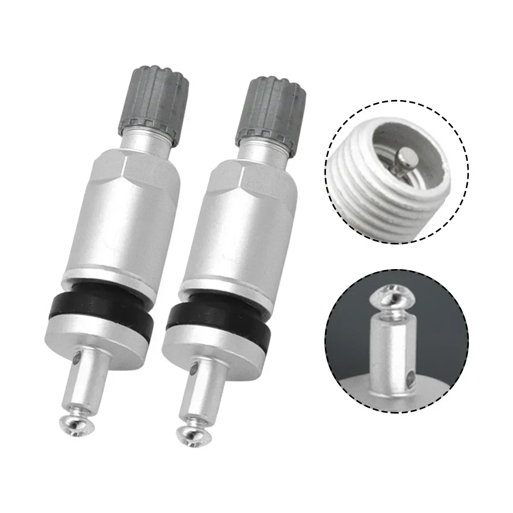 Tire Valves Tubeless Valve For Tyre Pressure Monitoring Sensor Valve Stem 7.5mm/0.29in Tire Pressure Monitor Tools Parts 2pcs
