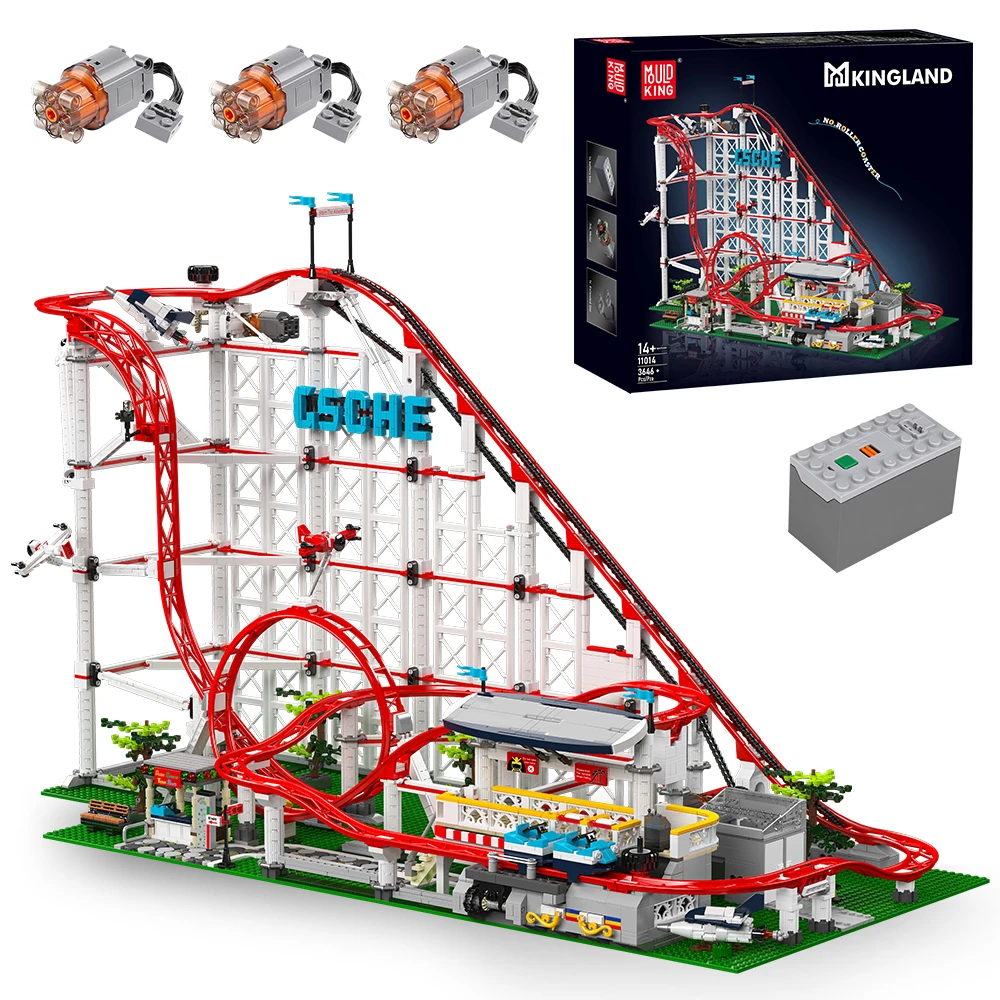 Mould King 11014 Technical Roller Coaster Building Block The