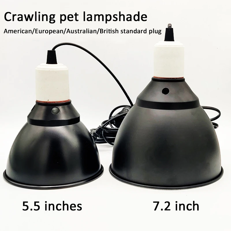 Reptile Heating Light Lampshade E27 Ceramic Lamp Holder 300W UVB Lamp Lampshade Suitable For Lizard Turtle Chicks